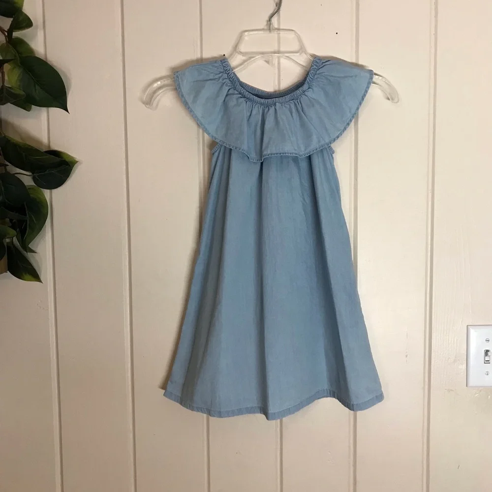 Girls Old Navy Sleeveless Dress Sundress Size 4 / 5 XS Extra Small Blue